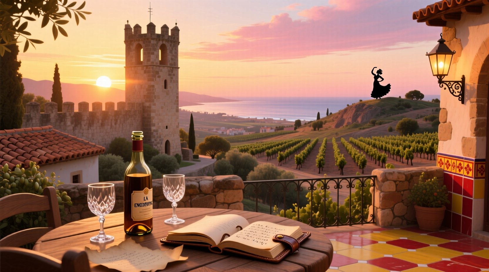 «LA ENOEXPERIENCIA» en Torre Ansaldo: vino, historia y una puesta de sol mágica en Sant Joan d’Alacant