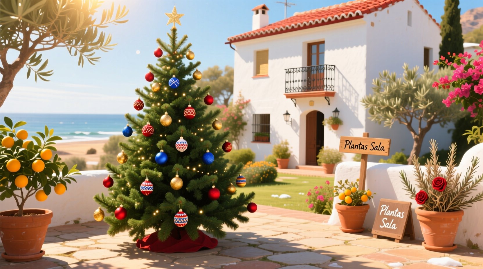 Живые рождественские ёлки уже в продаже в питомнике Plantas Sala (Аликанте)