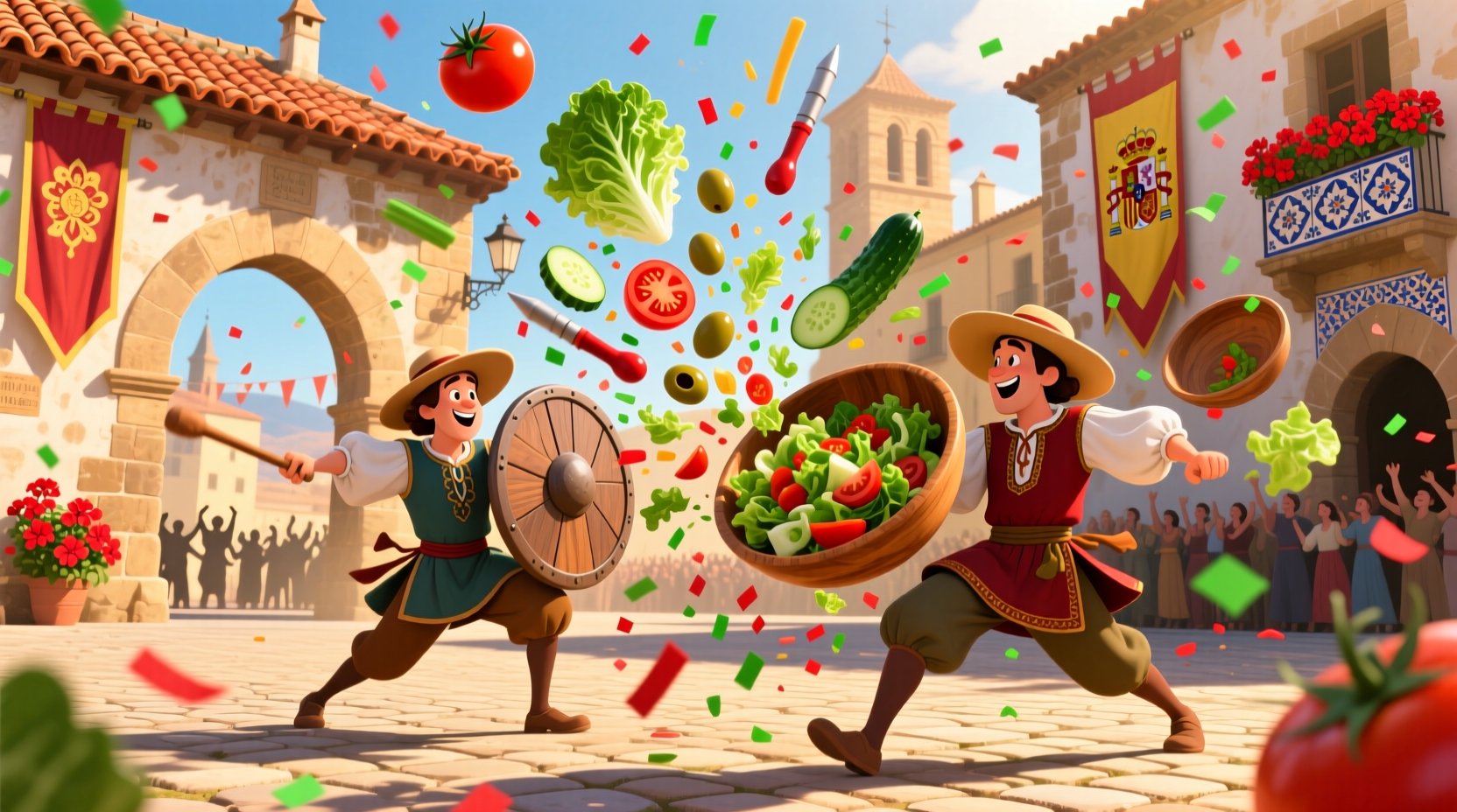 Medieval-Style Salad Battle: The Year’s Most Joyful 'War' Takes Place in Villena (Alicante)!