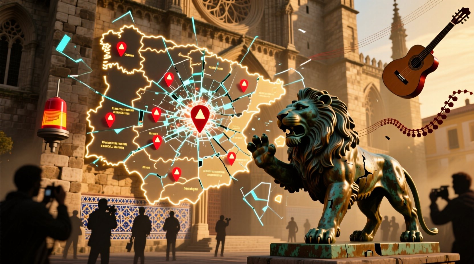 Polémica por el mapa público de balizas V16 en España: nueva tecnología bajo fuego cruzado