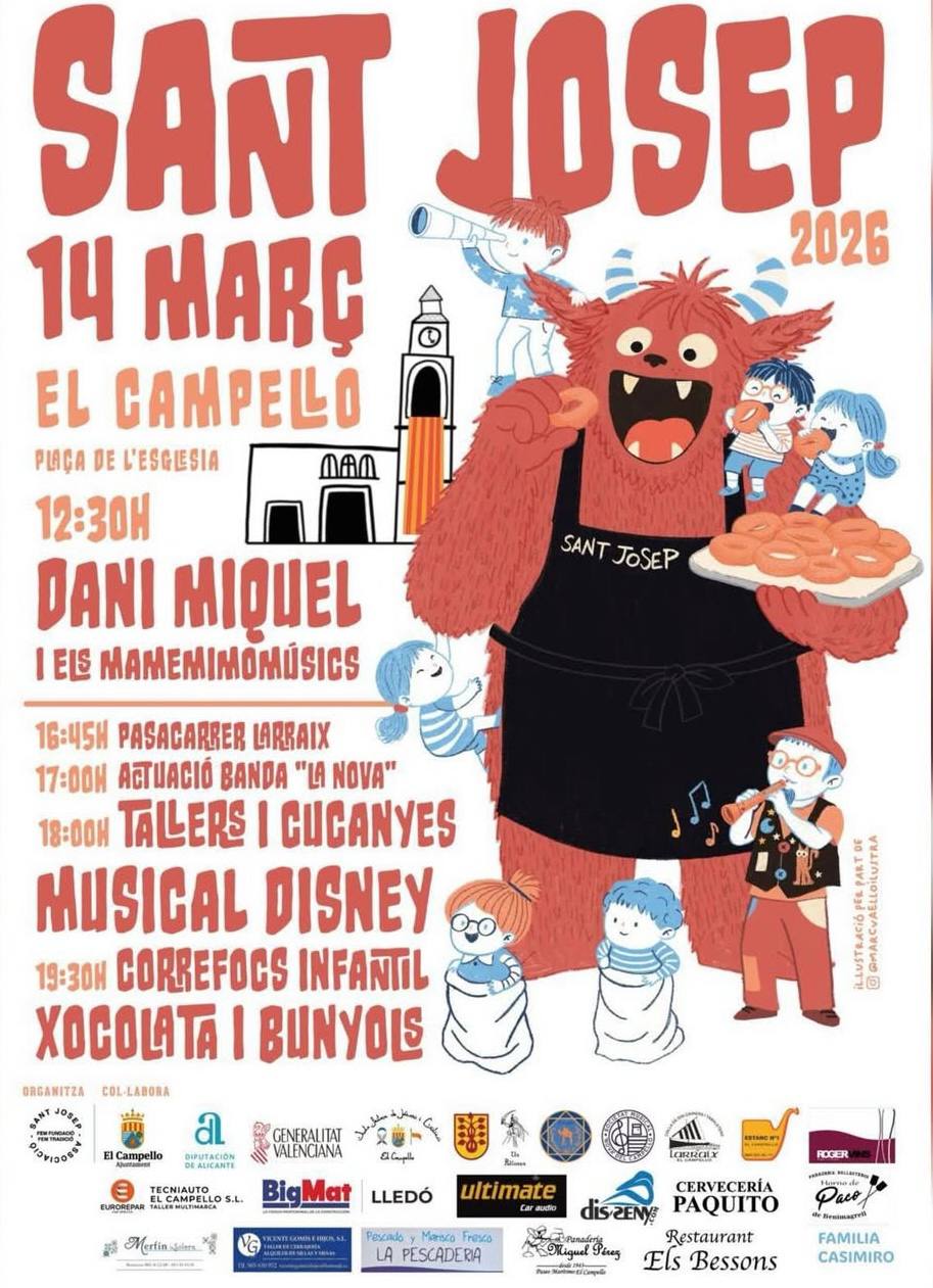 Sant Josep Family Festival in El Campello: Music, Fire, and Valencian Traditions