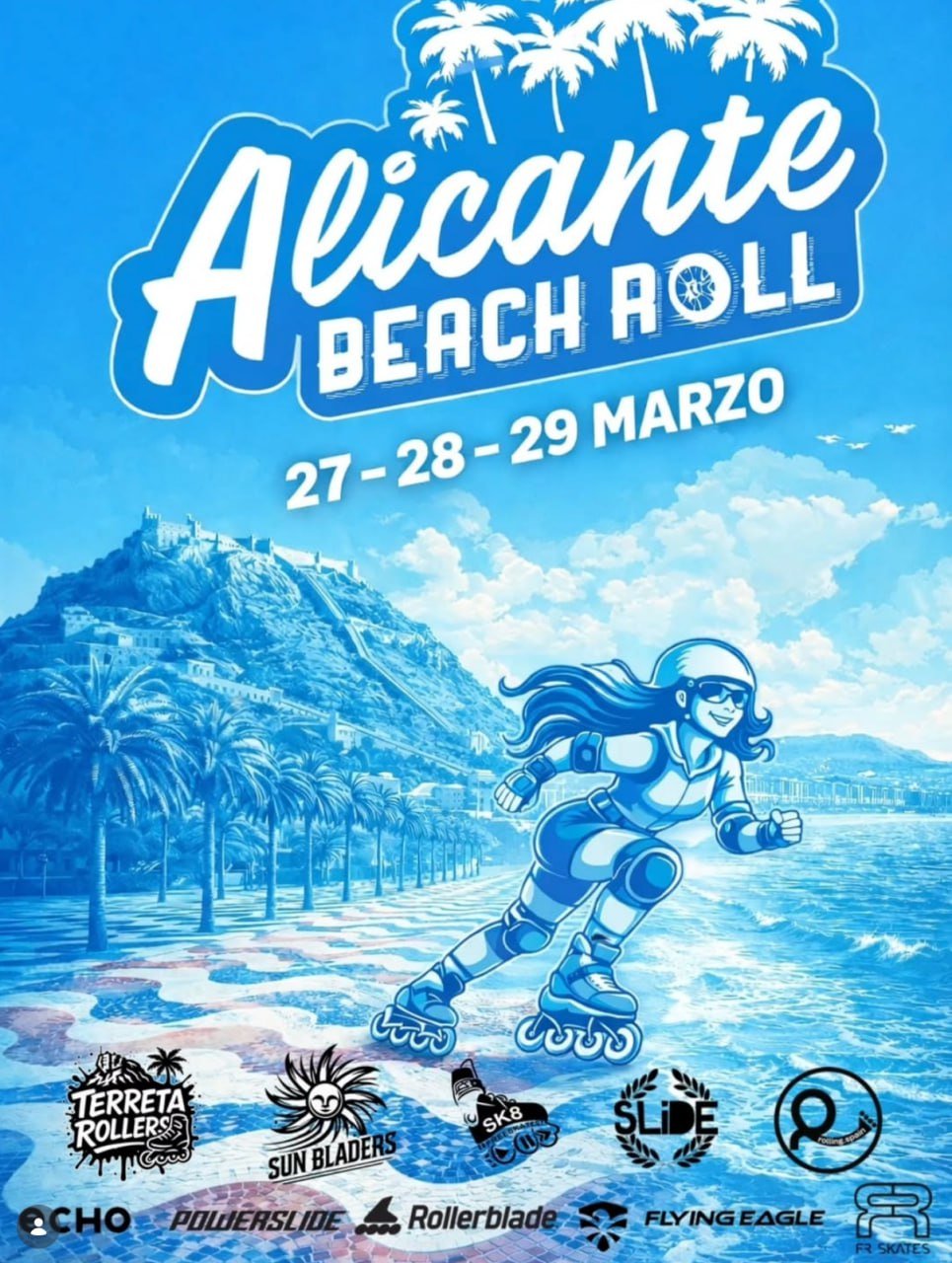 Alicante Beach Roll 2026: три дня на роликах у моря