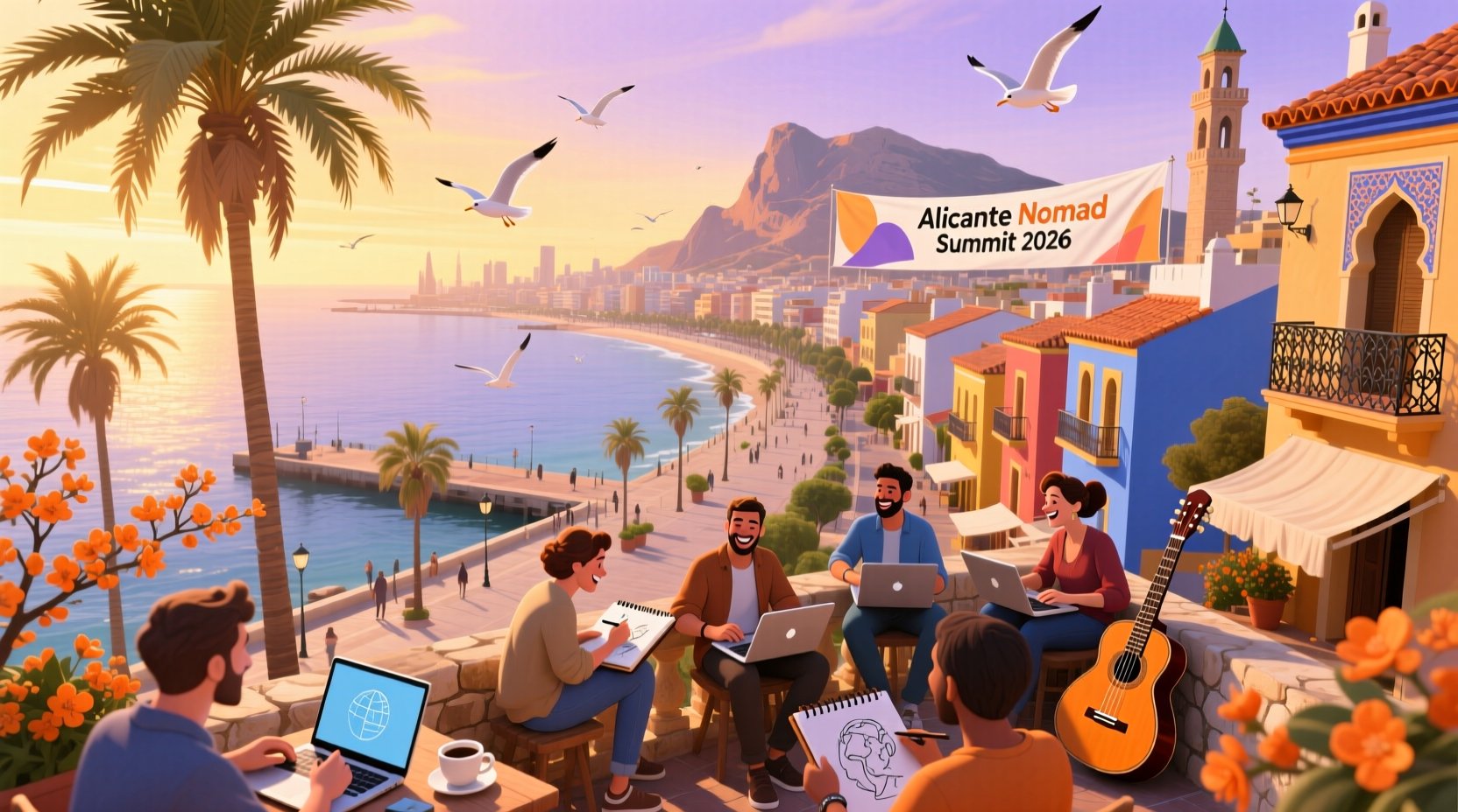 Cumbre de Nómadas Digitales de Alicante 2026: evento internacional para nómadas en Alicante, España