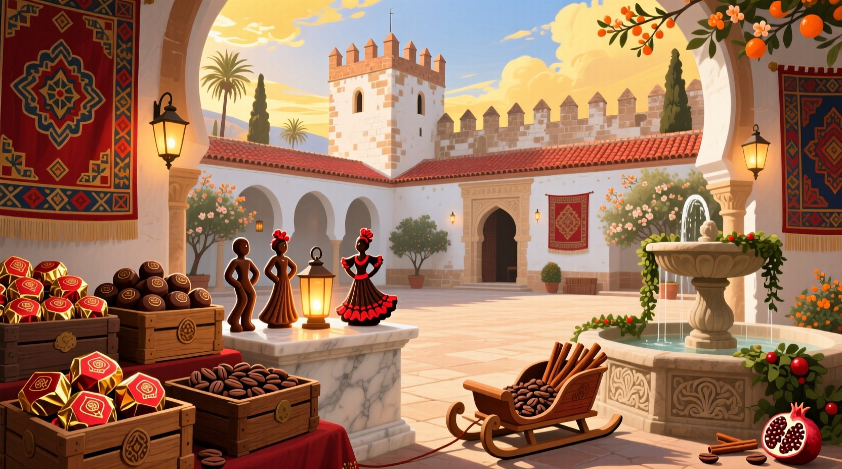 Christmas Chocolate at Santa Barbara Castle