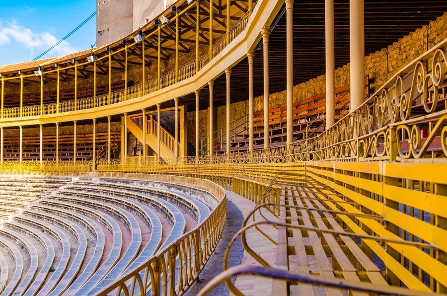 Vista desde las gradas