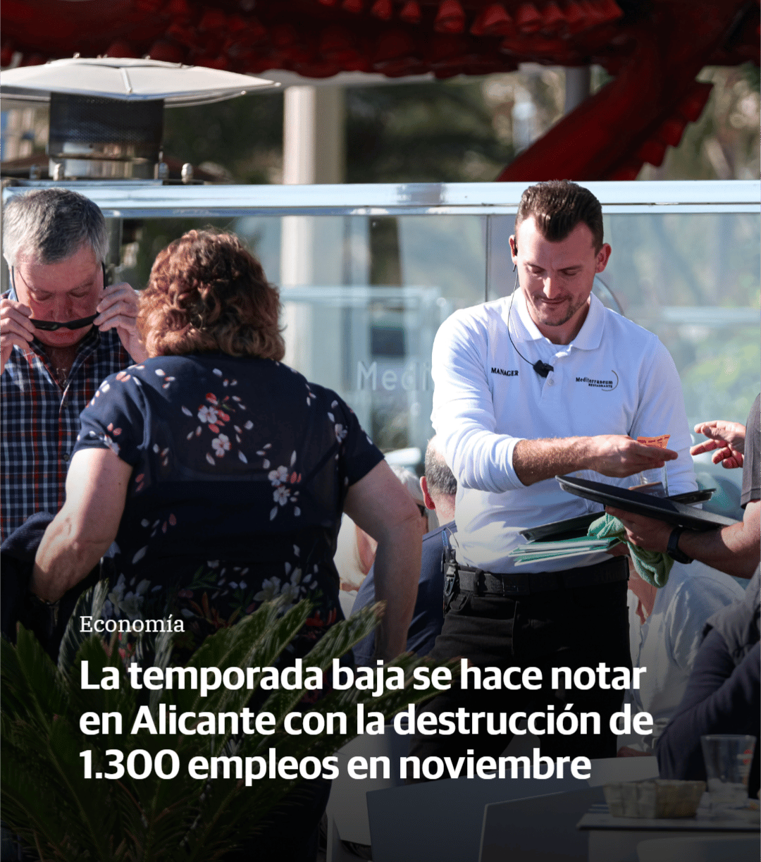 Seasonal Drop in Employment in Alicante Province: November Sees Loss of 1,300 Jobs