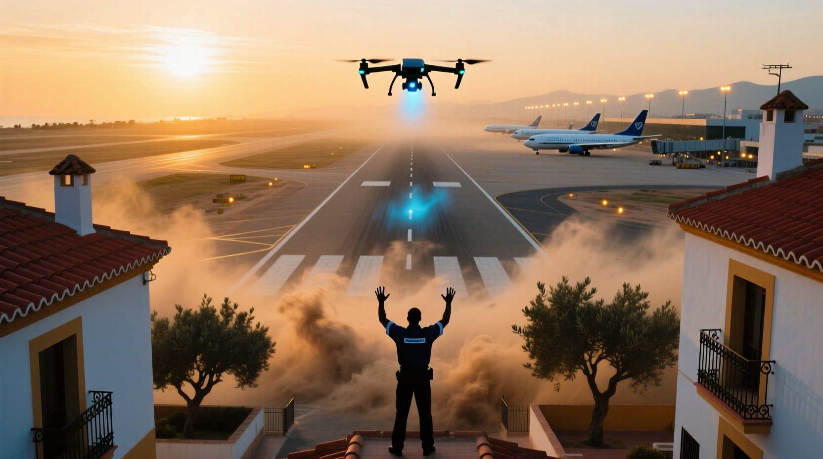 Аэропорт Аликанте закрыт на два часа из-за дрона