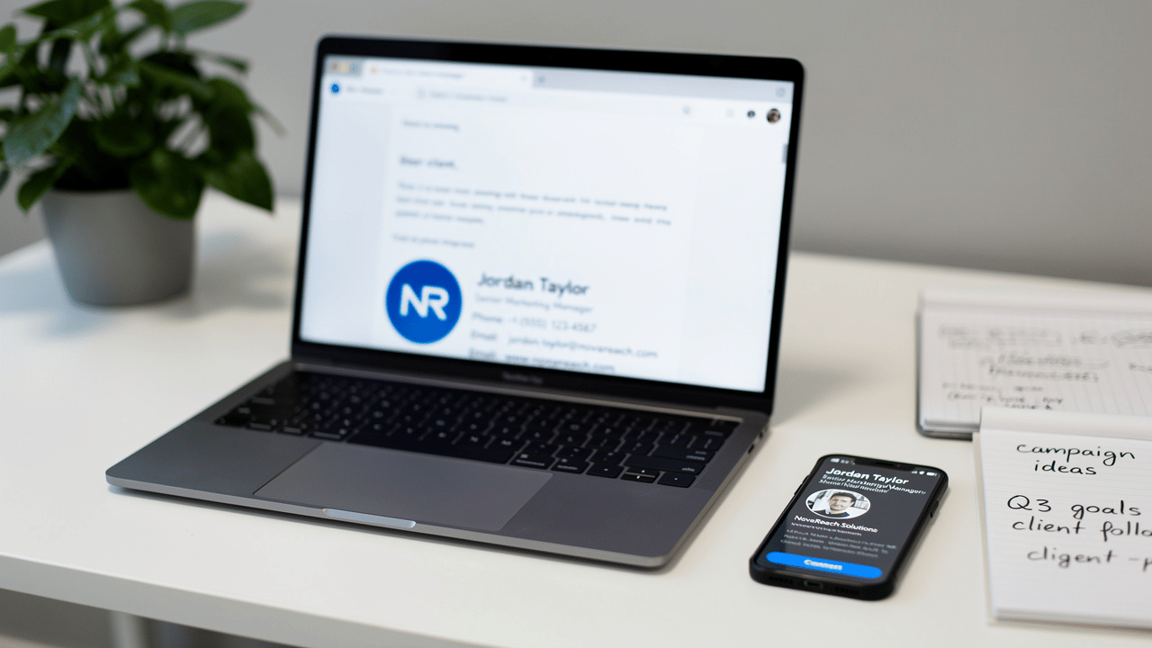Best Practices for a Professional Outlook Signature That Drives Engagement