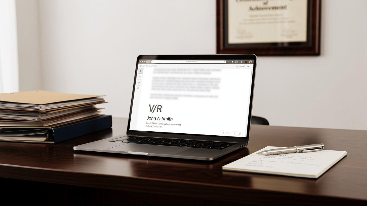 What Does V/R Mean in Email Communication? Understanding Its Importance