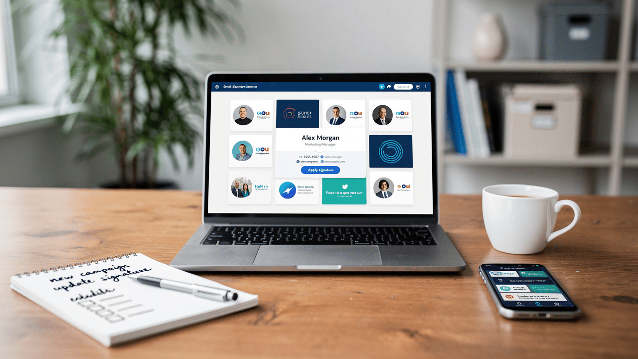 Compare Email Signature Generators with Logo Features for Marketing Success