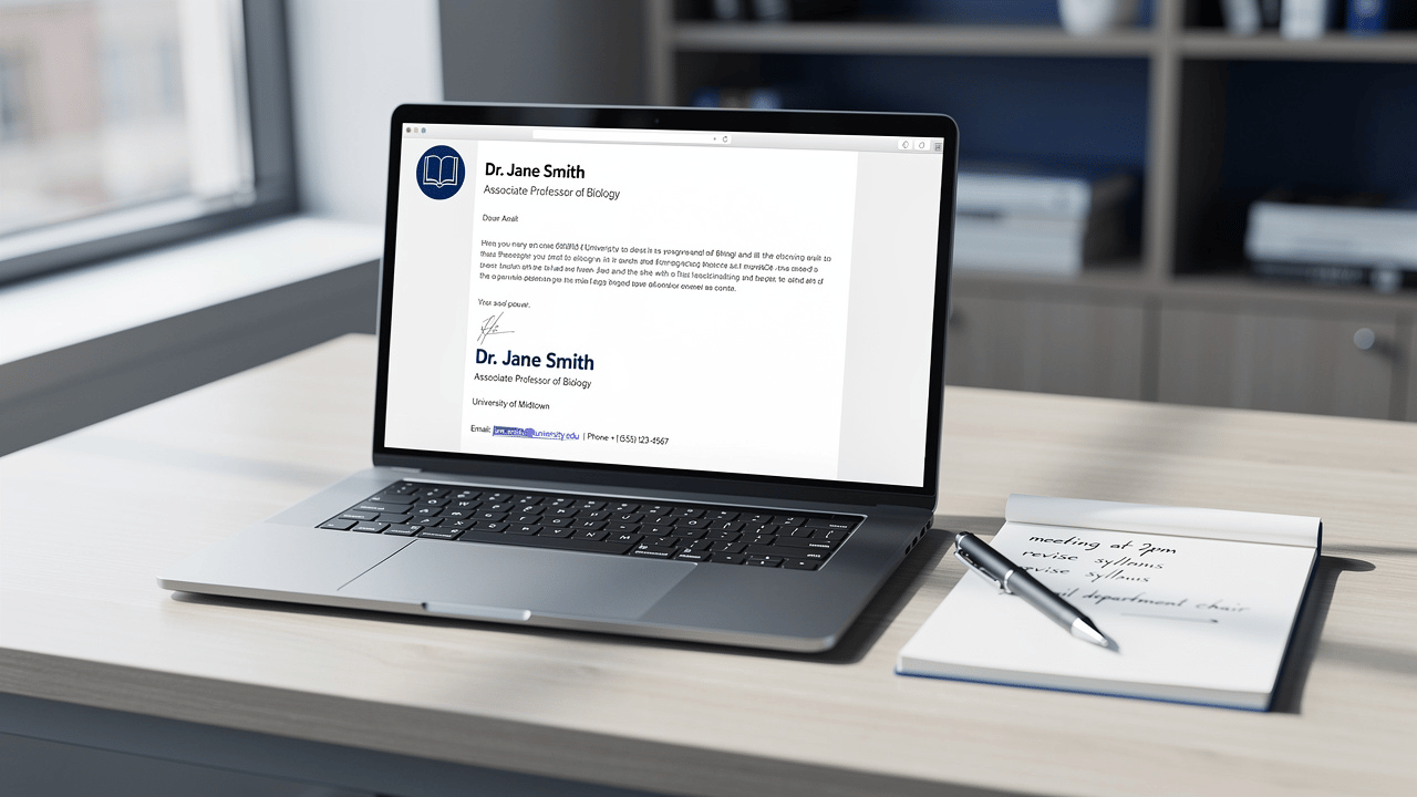 10 Essential Email Signature Tips for PhD Students