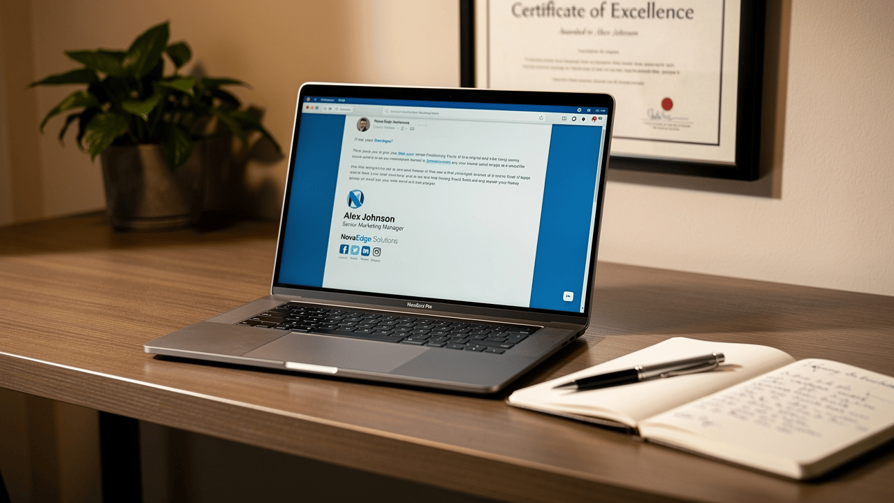 Create a Professional Email Signature in Outlook with Scribe