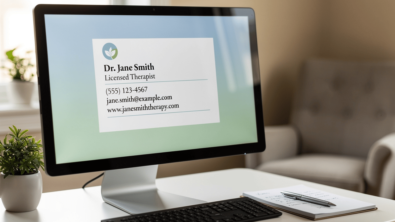4 Best Practices for an Effective Therapist Email Signature