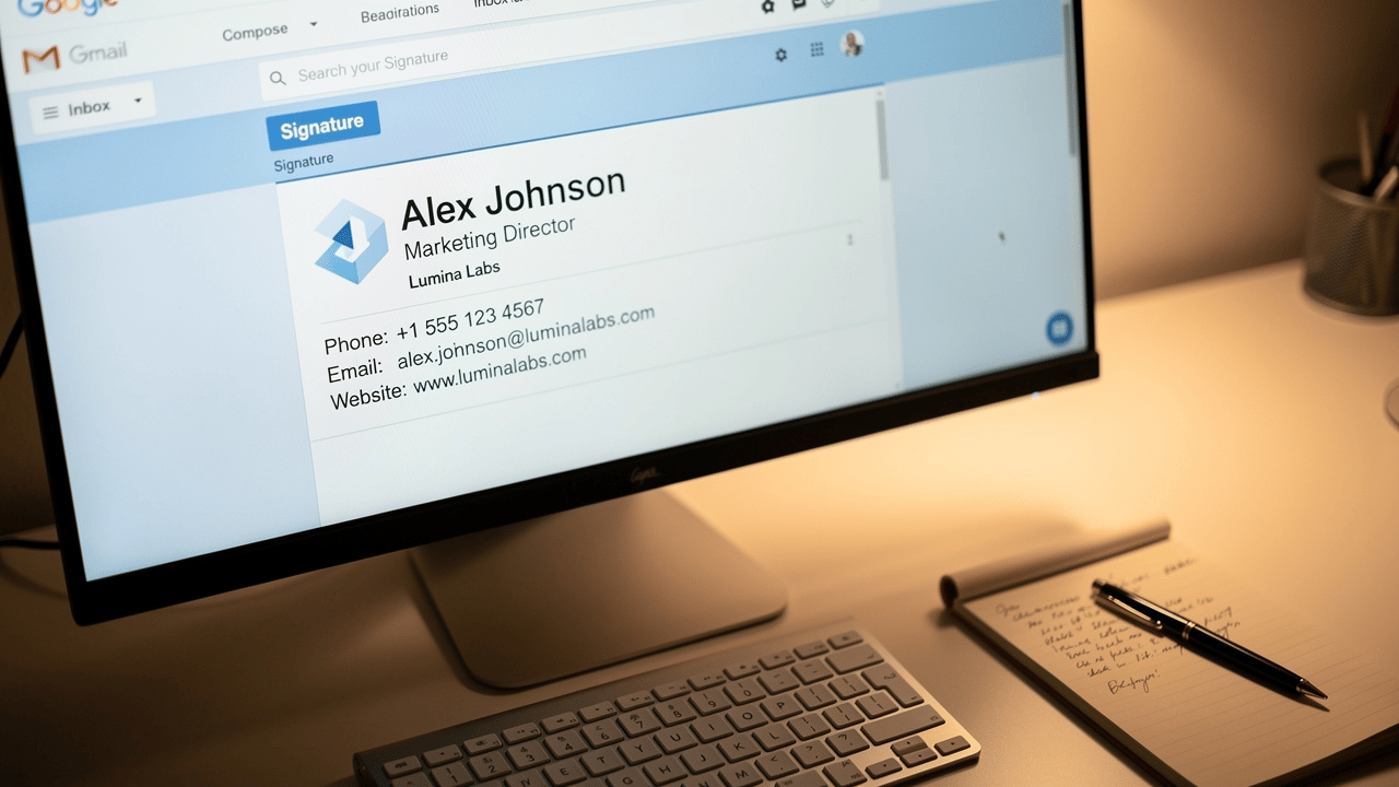 How to Create a Custom Signature in Gmail with Scribe