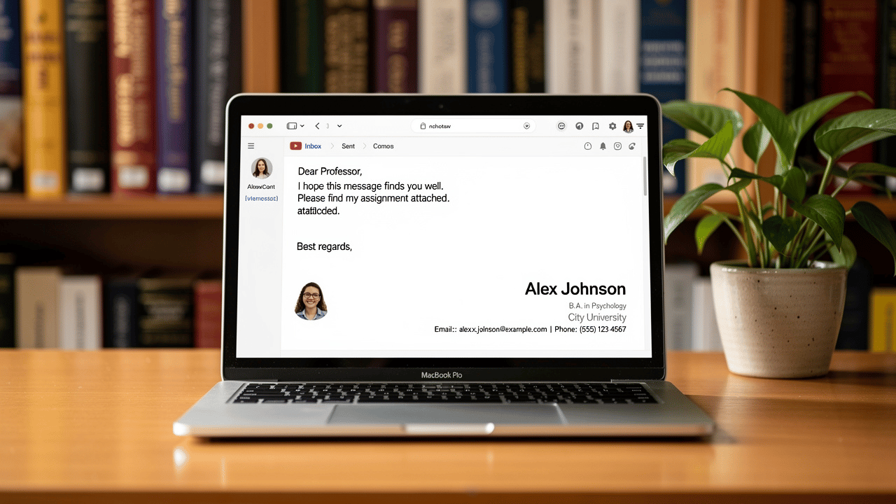 Best Practices for a Master's Student Email Signature That Engages