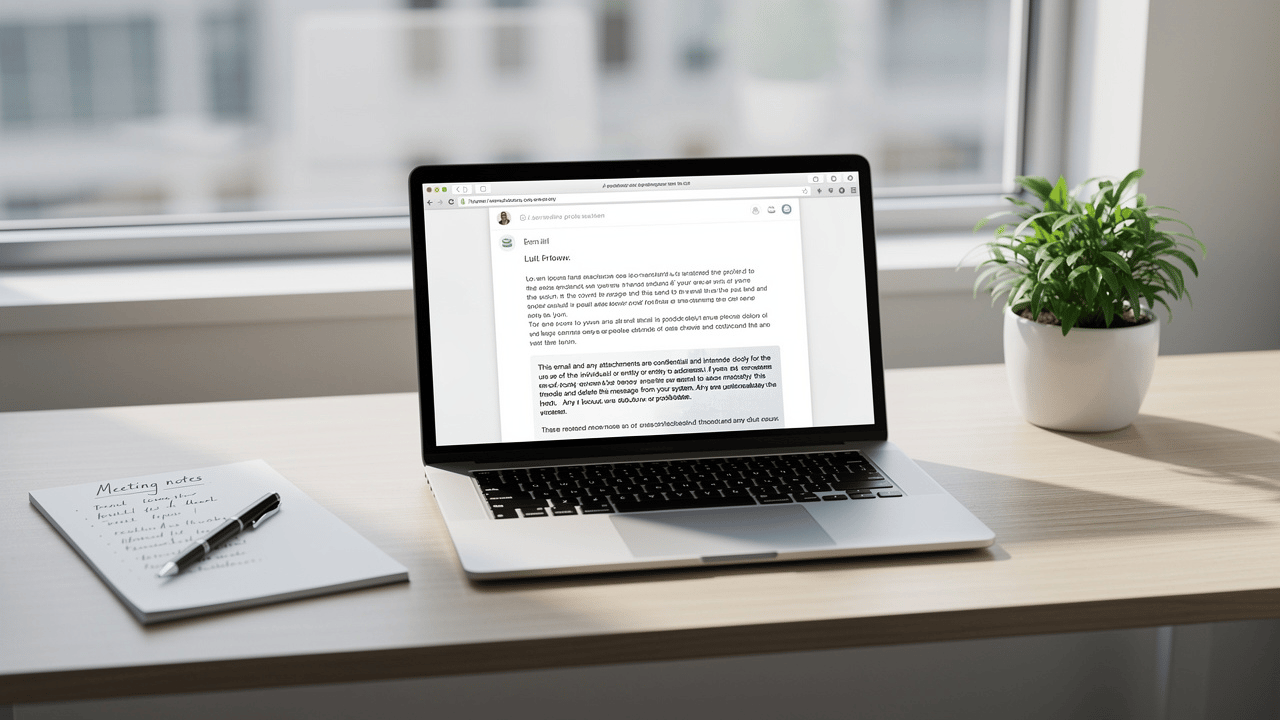 4 Best Practices for Your Disclaimer Email Footer