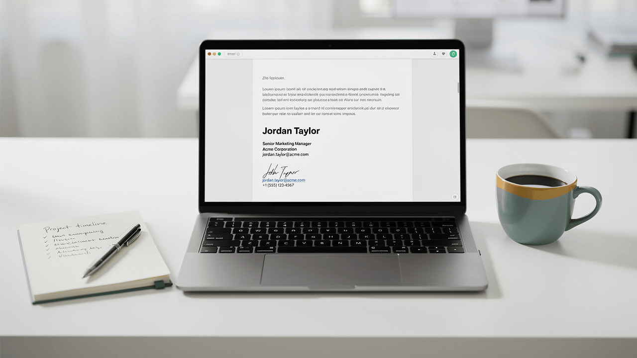 4 Best Practices for Choosing a Professional Email Signature Font