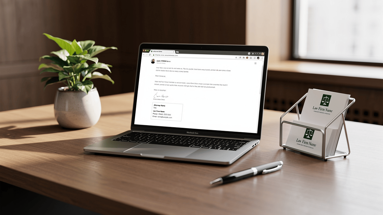 4 Best Practices for an Effective Attorney Email Signature