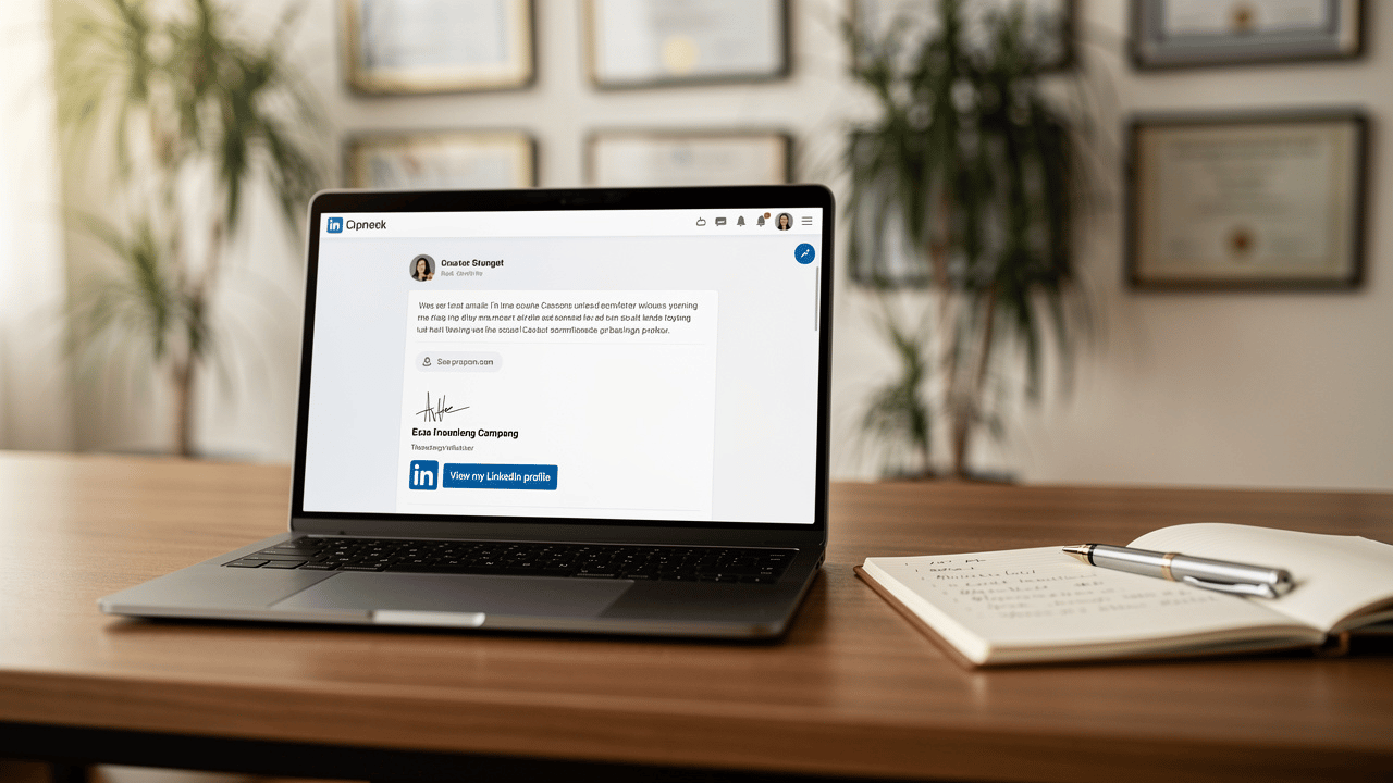 How to Include LinkedIn in Your Email Signature: A Step-by-Step Guide