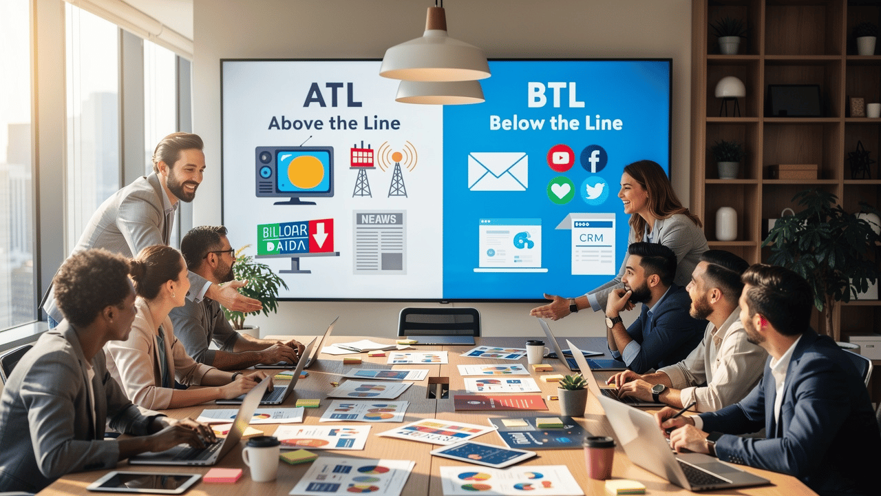 Comparing Below the Line and Above the Line Marketing Strategies