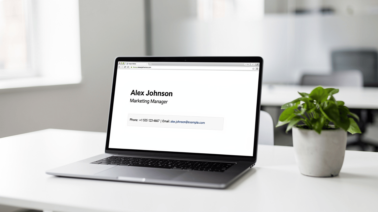 4 Best Practices for an Effective Email Signature Minimalist Design
