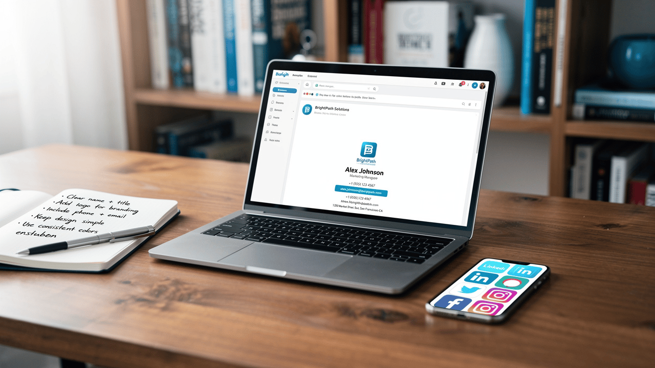 What Should Be Included in an Email Signature for Marketing Success