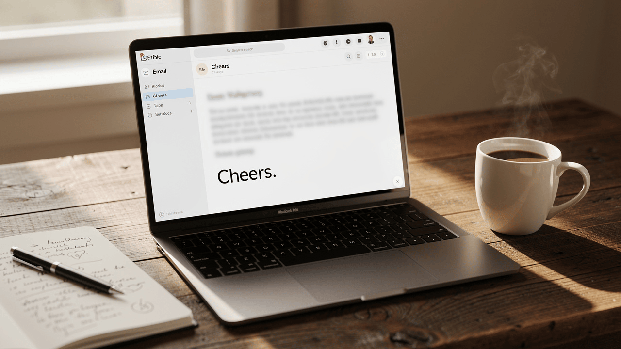 Master 'Cheers' as a Sign-Off: A Step-by-Step Guide