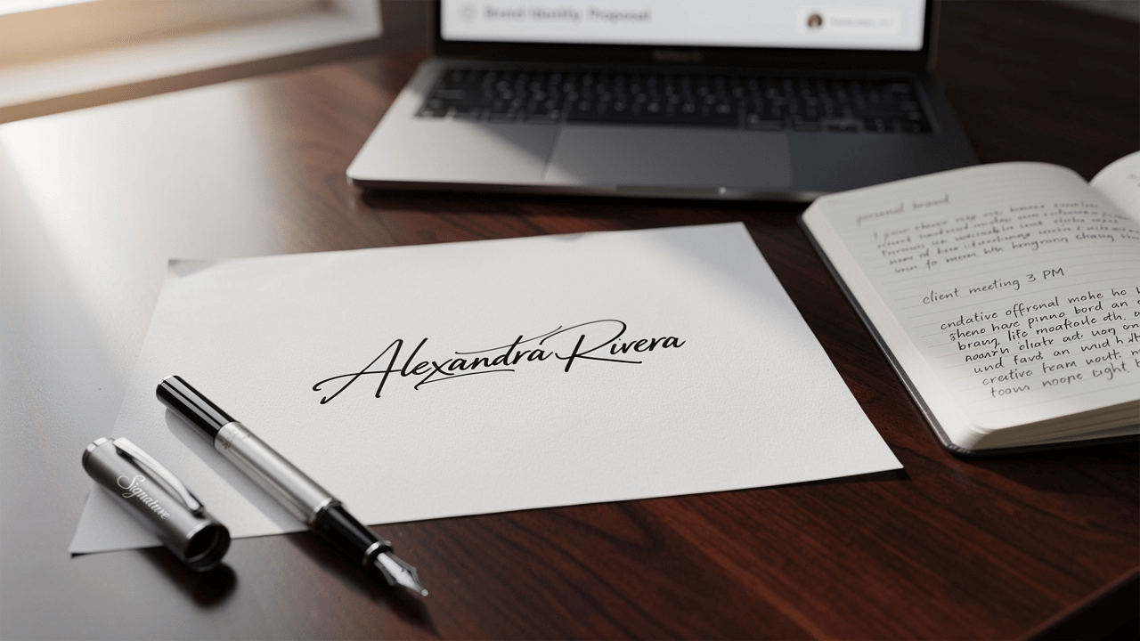 Create Your Cursive Signature: A Step-by-Step Maker Guide