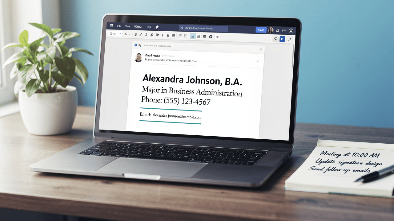 4 Best Practices for Email Signatures for Undergraduate Students
