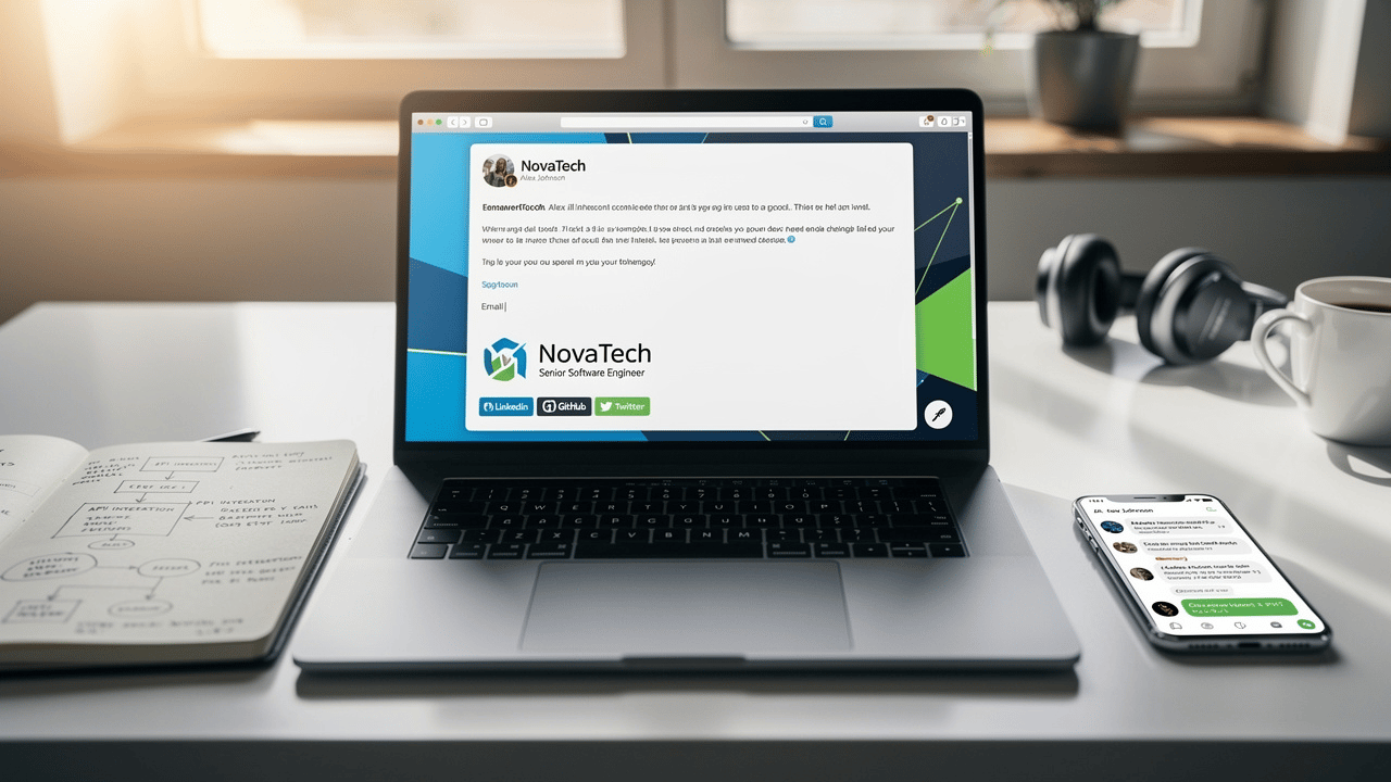 Create an Effective Email Signature for Software Developers with Scribe
