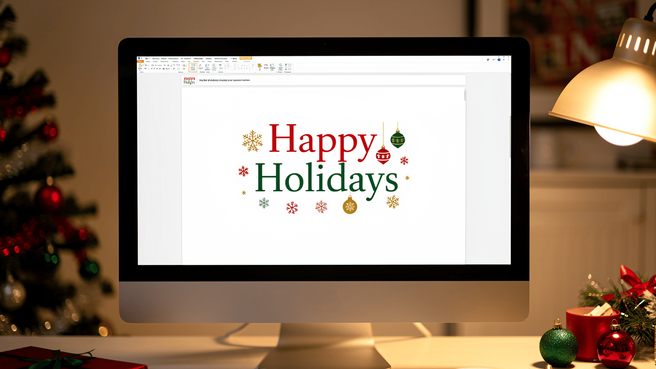 Create a Happy Holidays Image for Your Email Signature in 4 Steps