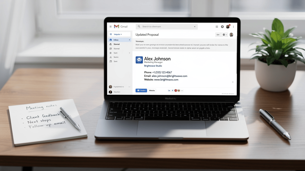 Master Gmail Signature Formatting for Effective Brand Marketing