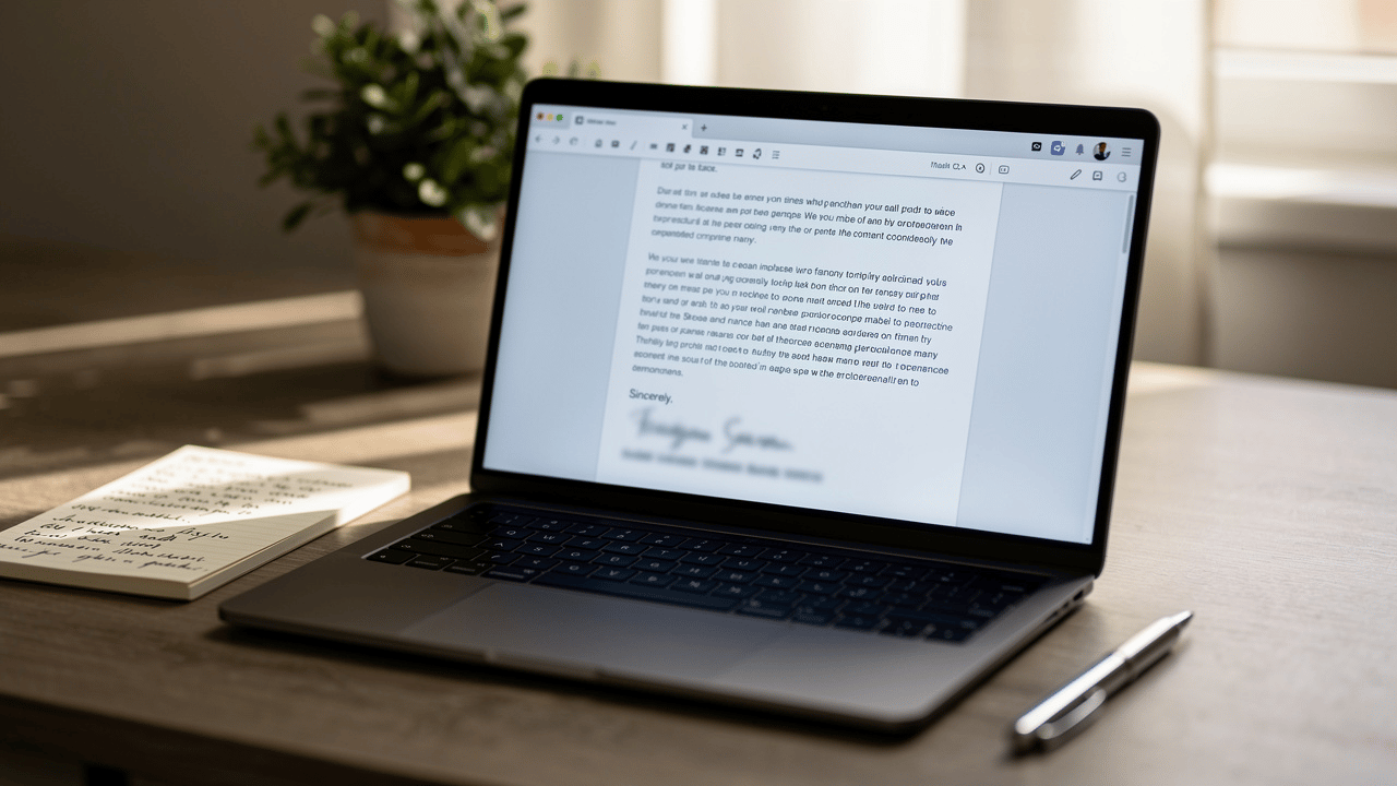 Master Email Ending Sincerely: 4 Best Practices for Professionals