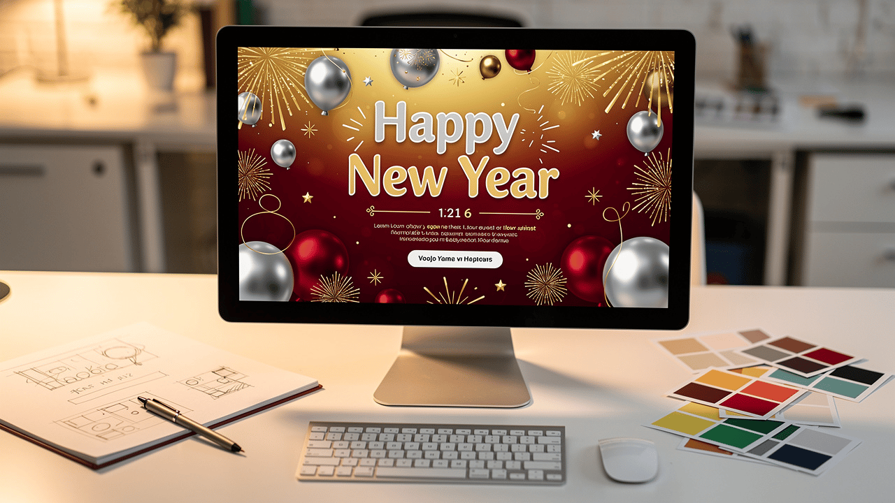 4 Best Practices for Your Happy New Year Email Banner