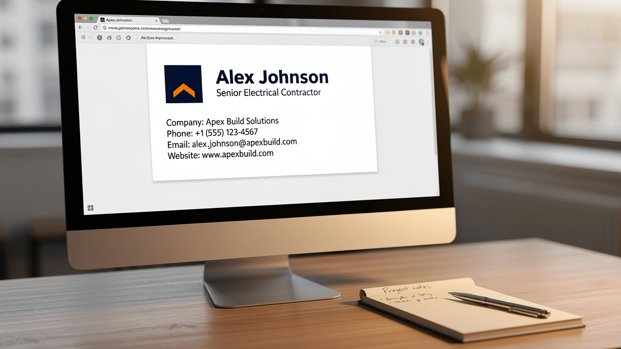 4 Best Practices for an Effective Email Signature for Contractors