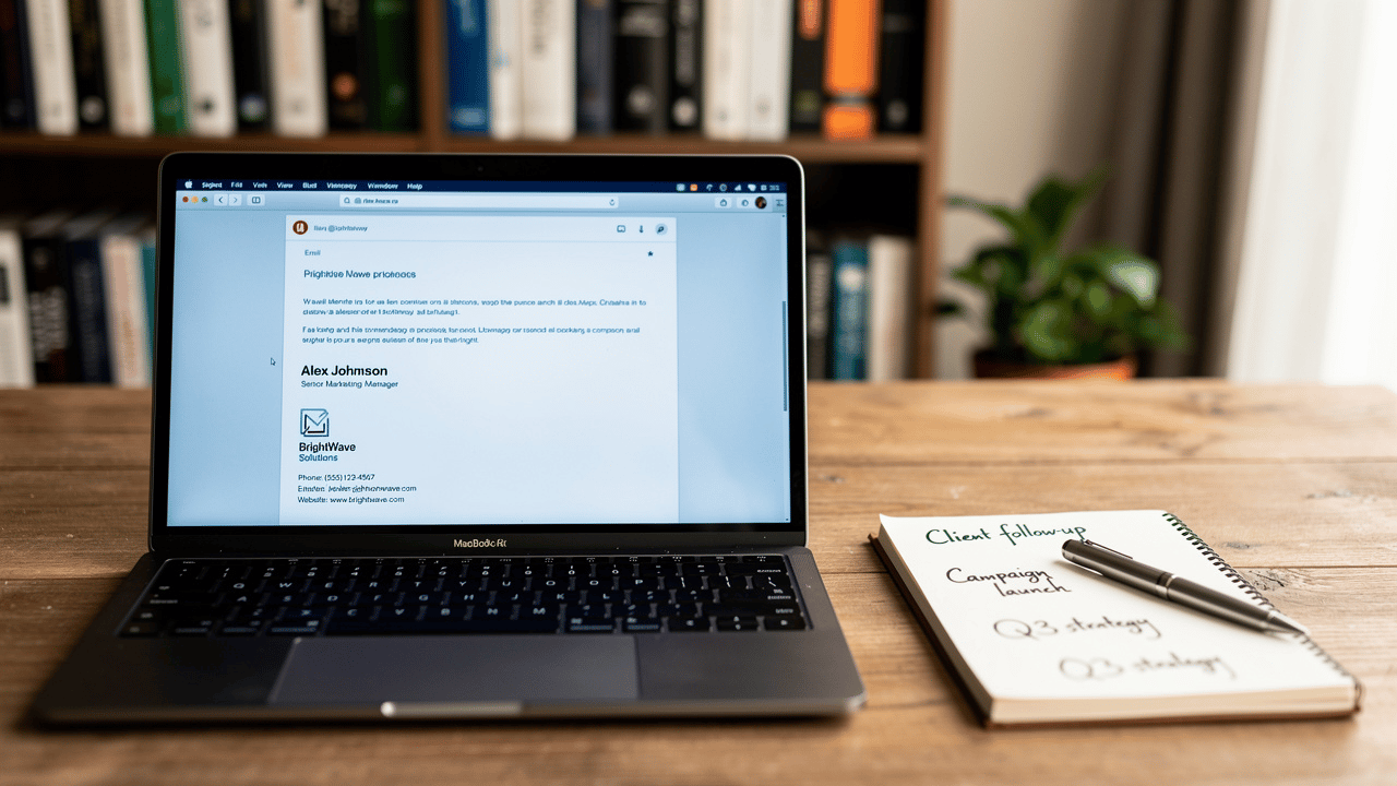 Best Practices for Your Signature Block in Outlook