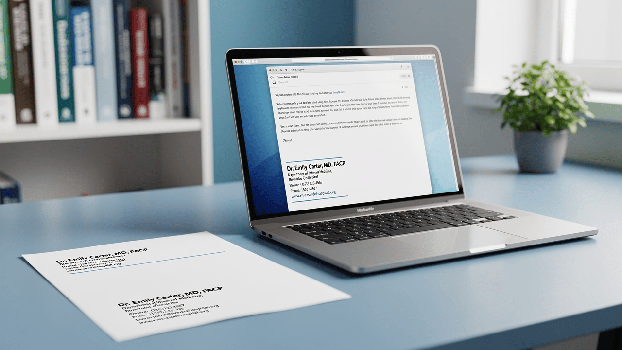 4 Best Practices for an Effective Residency Email Signature