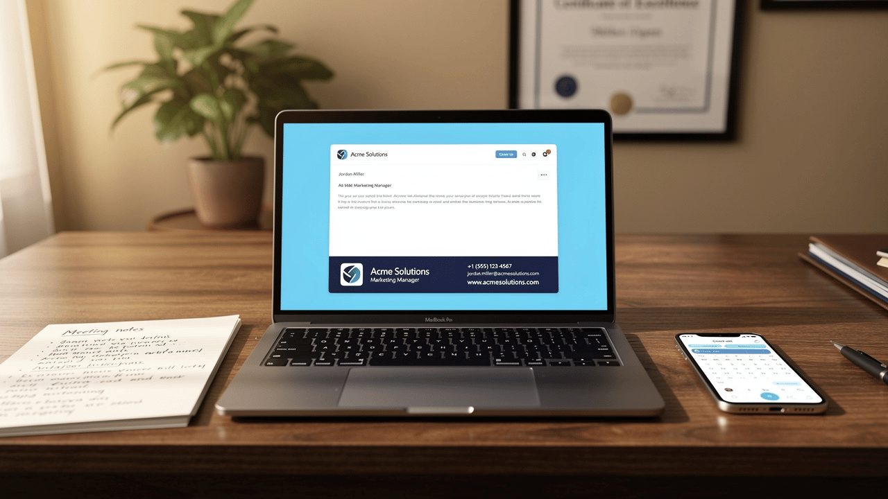 Best Practices for Gmail Personal Email Signature Templates