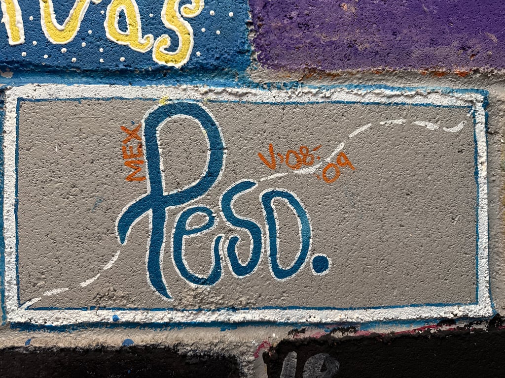 Peso's brick on the Camp Rotary walkway