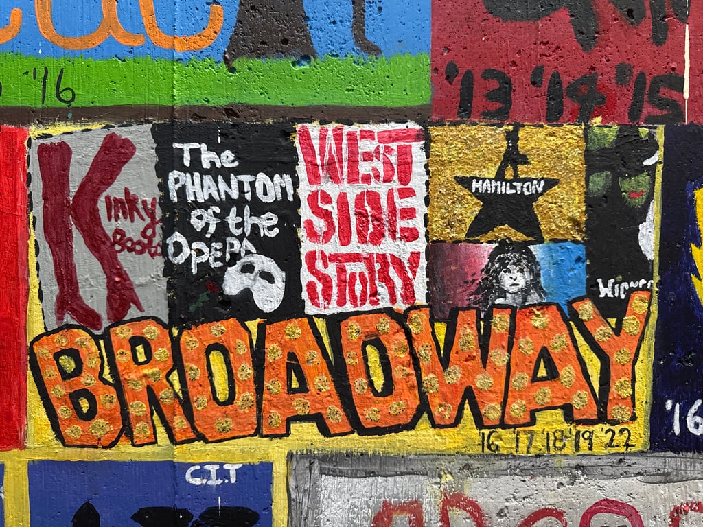 Broadway's brick on the Camp Rotary walkway