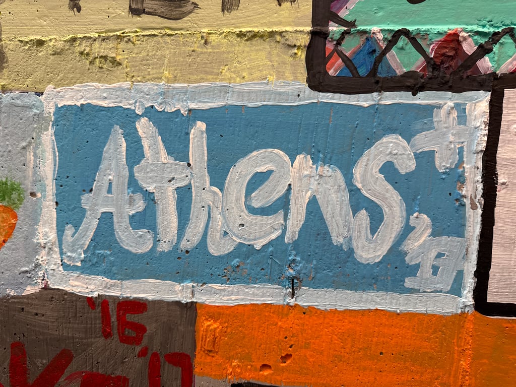 Athens's brick on the Camp Rotary walkway