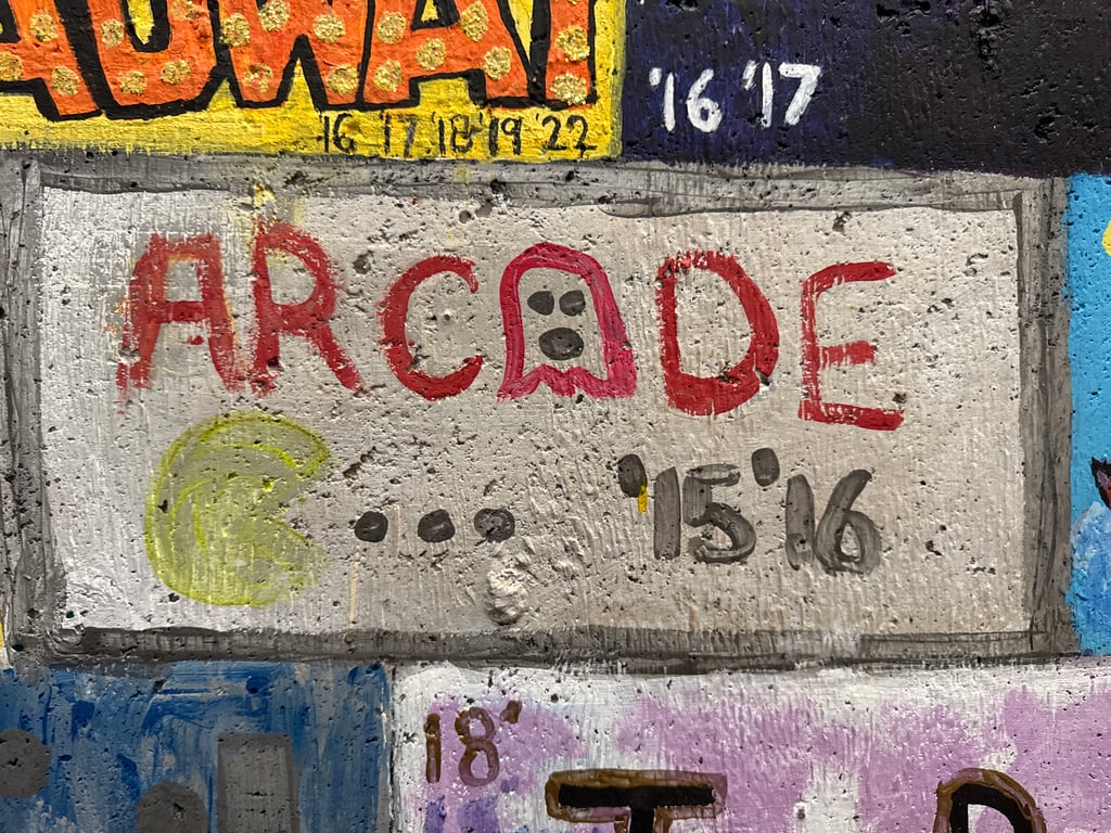 Arcade's brick on the Camp Rotary walkway