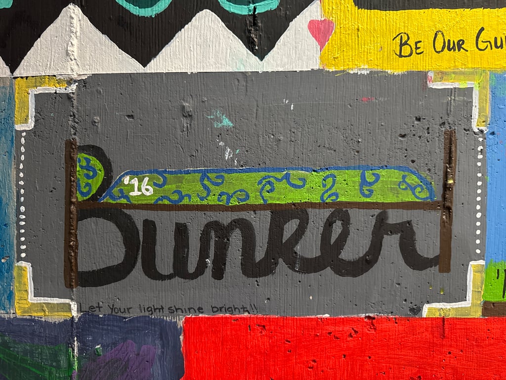 Bunker's brick on the Camp Rotary walkway