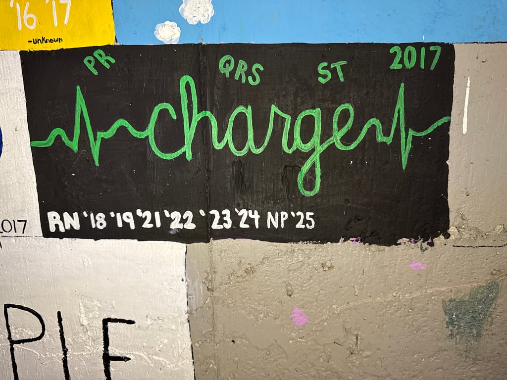 Charge's brick on the Camp Rotary walkway