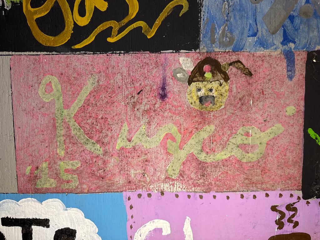 Kuzco's brick on the Camp Rotary walkway