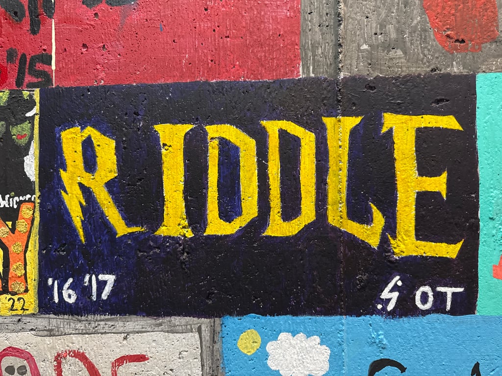 Riddle's brick on the Camp Rotary walkway
