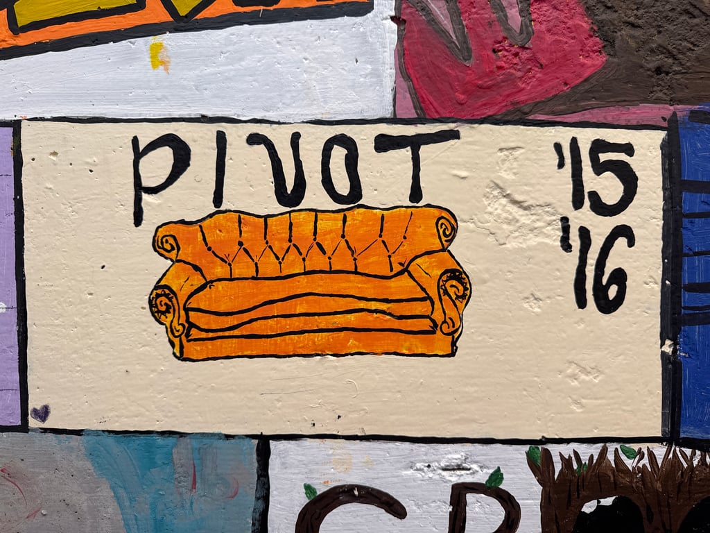 Pivot's brick on the Camp Rotary walkway