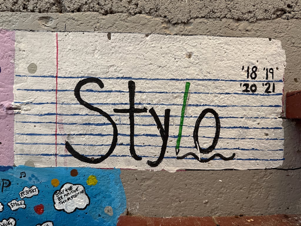 Stylo's brick on the Camp Rotary walkway
