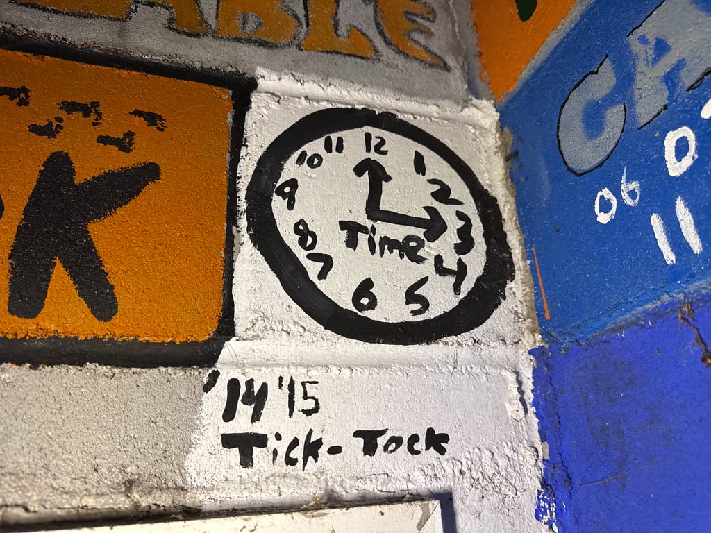 Time's brick on the Camp Rotary walkway
