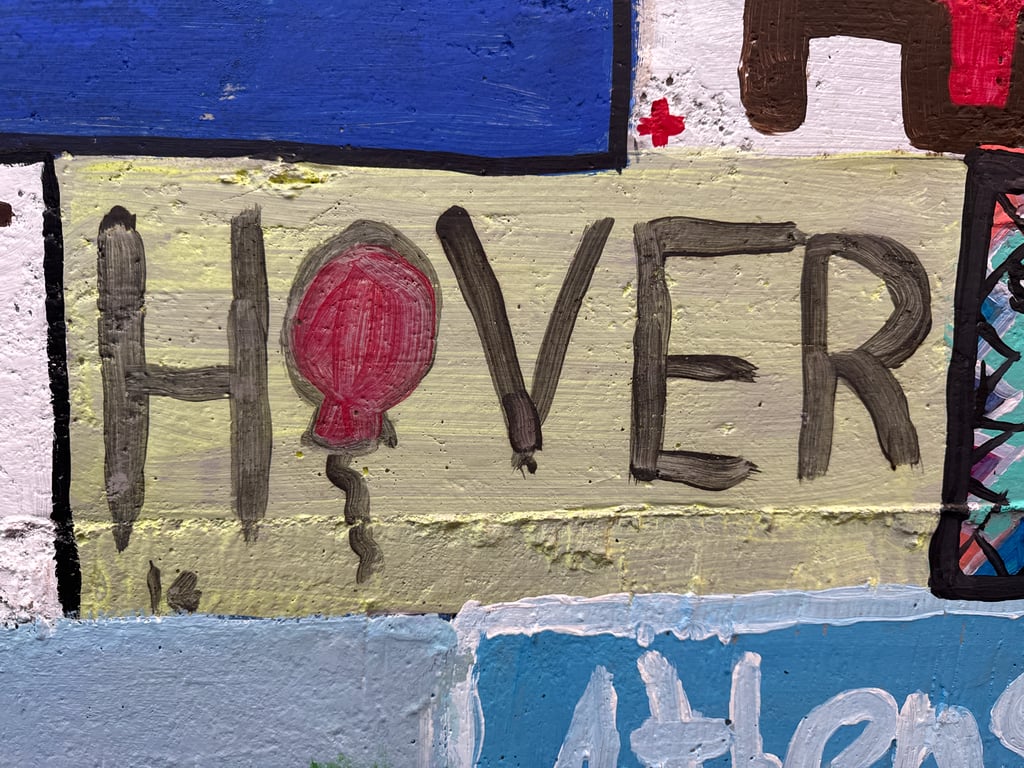 Hover's brick on the Camp Rotary walkway